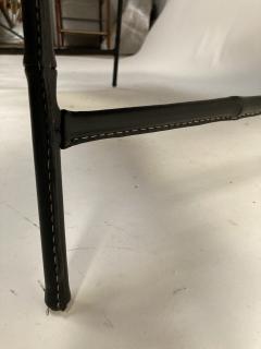 Jacques Adnet 1950s Stitched Leather Cocktail table y Jacques Adnet - 2278073