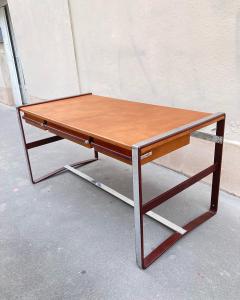 Jacques Adnet 1950s Stitched Leather Desk by Jacques Adnet - 2703861