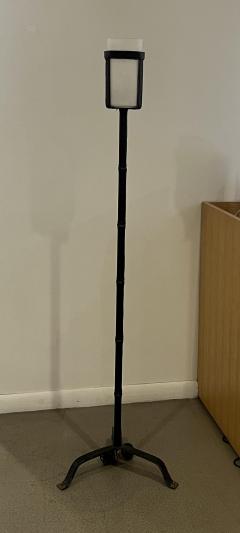 Jacques Adnet 1950s Stitched Leather Floor Lamp by Jacques Adnet - 3835735