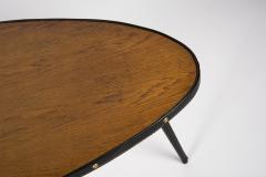 Jacques Adnet 1950s Stitched Leather Free form cocktail table by Jacques Adnet - 2900168