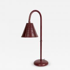 Jacques Adnet 1950s Stitched Leather Lamp By Jacques Adnet - 1678989