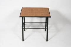 Jacques Adnet 1950s Stitched Leather Side table By Jacques Adnet - 3025647