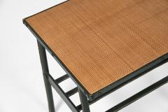 Jacques Adnet 1950s Stitched Leather Side table By Jacques Adnet - 3025650