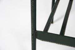 Jacques Adnet 1950s Stitched Leather Side table By Jacques Adnet - 3025652