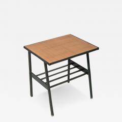 Jacques Adnet 1950s Stitched Leather Side table By Jacques Adnet - 3034324
