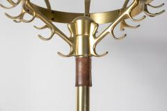 Jacques Adnet 1950s Stitched Leather coat stand by Jacques Adnet - 2900100