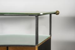 Jacques Adnet 1950s Stitched Leather dry bar by Jacques Adnet - 2794127