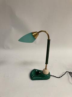 Jacques Adnet 1950s Stitched Leather lamp by Jacques Adnet - 2466086