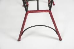Jacques Adnet 1950s Stitched Leather magazine rack by Jacques Adnet - 1671617