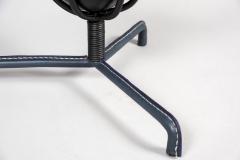 Jacques Adnet 1950s Stitched Leather umbrella Stand by Jacques Adnet - 2780850