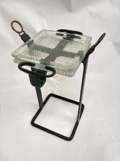Jacques Adnet 1950s Stitched Leather vide poche by Jacques Adnet - 3250026