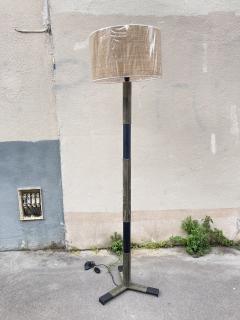 Jacques Adnet 1950s Stitched Suede Leather floor lamp By Jacques Adnet - 3672567