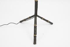 Jacques Adnet 1950s Stitched floor lamp By Jacques Adnet - 1034135