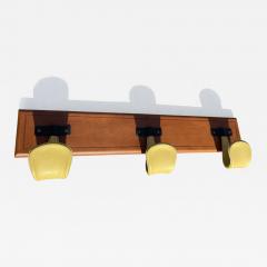 Jacques Adnet 1950s Stitched leather Coat rack by Jacques Adnet - 4121241