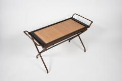 Jacques Adnet 1950s Stitched leather Cocktail table By Jacques Adnet - 3025609
