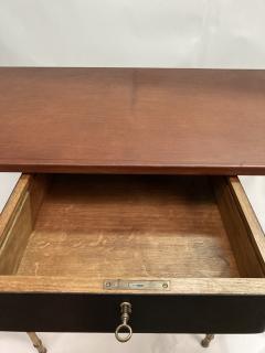 Jacques Adnet 1950s Stitched leather Desk by Jacques Adnet - 3248538