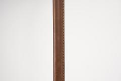 Jacques Adnet 1950s Stitched leather Floor lamp By Jacques Adnet - 2429012