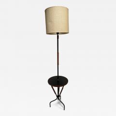 Jacques Adnet 1950s Stitched leather Floor lamp by Jacques Adnet - 3302423