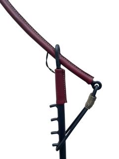 Jacques Adnet 1950s Stitched leather adjustable floor lamp by Jacques Adnet - 4569035