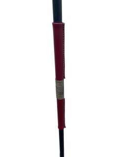 Jacques Adnet 1950s Stitched leather adjustable floor lamp by Jacques Adnet - 4569037