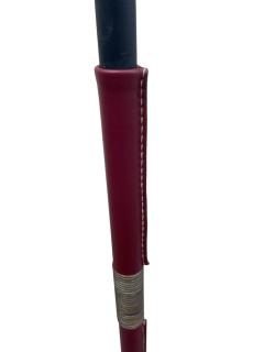 Jacques Adnet 1950s Stitched leather adjustable floor lamp by Jacques Adnet - 4569038