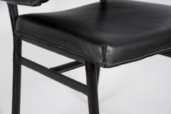 Jacques Adnet 1950s Stitched leather armchair by Jacques Adnet - 2112600