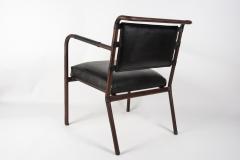 Jacques Adnet 1950s Stitched leather armchair by Jacques Adnet - 2900590