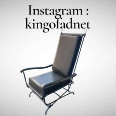 Jacques Adnet 1950s Stitched leather armchair by Jacques Adnet - 4534348