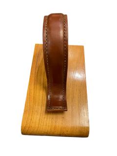 Jacques Adnet 1950s Stitched leather books end by Jacques Adnet - 4581553