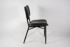 Jacques Adnet 1950s Stitched leather chair by Jacques Adnet - 2948120
