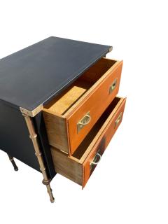 Jacques Adnet 1950s Stitched leather chest of drawers by Jacques Adnet - 4288765