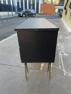 Jacques Adnet 1950s Stitched leather chest of drawers by Jacques adnet - 3985447