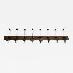 Jacques Adnet 1950s Stitched leather coat rack by Jacques Adnet - 3251467