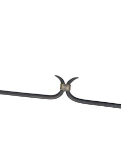 Jacques Adnet 1950s Stitched leather coat rack by Jacques Adnet - 4436469