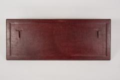Jacques Adnet 1950s Stitched leather coat rack by Jacques Adnet - 4471783