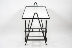 Jacques Adnet 1950s Stitched leather cocktail table By Jacques Adnet - 3025564