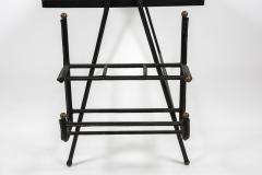 Jacques Adnet 1950s Stitched leather cocktail table By Jacques Adnet - 3025567
