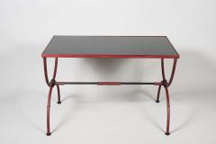 Jacques Adnet 1950s Stitched leather cocktail table By Jacques adnet - 2793837