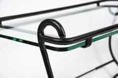 Jacques Adnet 1950s Stitched leather cocktail table by Jacques Adnet - 3025537