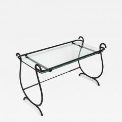 Jacques Adnet 1950s Stitched leather cocktail table by Jacques Adnet - 3034317