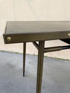 Jacques Adnet 1950s Stitched leather desk by Jacques Adnet - 3888769