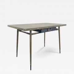 Jacques Adnet 1950s Stitched leather desk by Jacques Adnet - 3890785