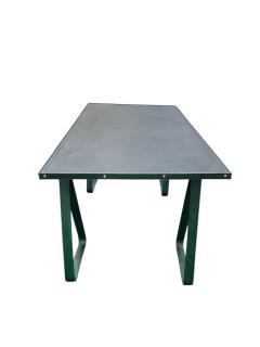 Jacques Adnet 1950s Stitched leather desk by Jacques Adnet - 4362911