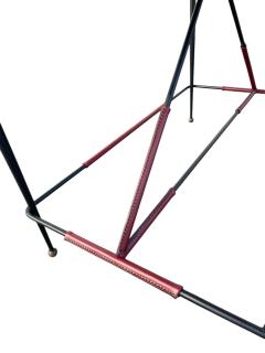 Jacques Adnet 1950s Stitched leather desk by Jacques Adnet - 4534369