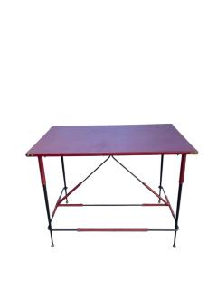 Jacques Adnet 1950s Stitched leather desk by Jacques Adnet - 4534374