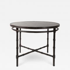 Jacques Adnet 1950s Stitched leather dinning table or gueridon by Jacques Adnet - 2429755