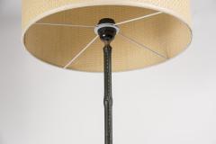 Jacques Adnet 1950s Stitched leather floor lamp By Jacques Adnet - 2429041