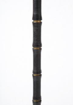 Jacques Adnet 1950s Stitched leather floor lamp by Jacques Adnet - 2426584