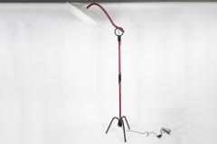 Jacques Adnet 1950s Stitched leather floor lamp by Jacques Adnet - 3025683