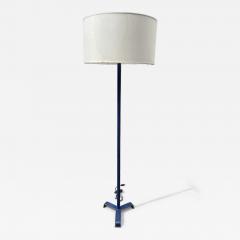 Jacques Adnet 1950s Stitched leather floor lamp by Jacques Adnet - 4122599